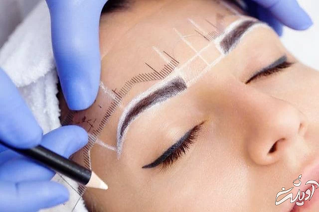 قرینه سازی ابرو قرینه سازی